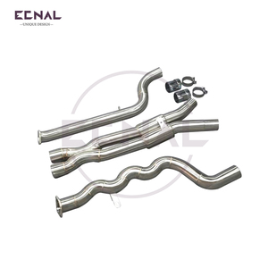 Ecnal pour 2021 + Bmw G80 G82 M3 M4 S58 3.0T T304 Acier Inoxydable 76mm 3 Pouces Doubie Tube Twisted Tube Midpipe - Product Image 5