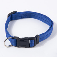 Collier de protection personnalisé de luxe anti-morsure pour chien, couleur unie, fermeture auto-agrippante, taille S, vente en gros pour chiens
