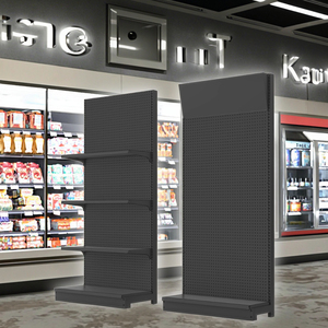 Siêu Thị Heavy Duty Kim Loại Pegboard Hiển Thị Đứng Hiện Đại Tường Treo Giá Phần Cứng Công Cụ Phụ Kiện Đục Hội Đồng Quản Trị Kệ - Product Image 6