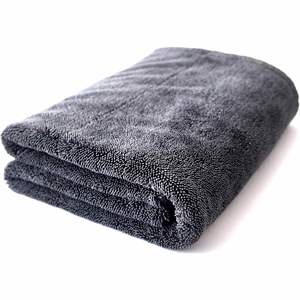 Toalla de Microfibra Gris de 1400 GSM, Doble Torsión, Sin Costuras, 50x80cm, Súper Absorbente, Secado Rápido, Técnica de Tejido, Para Lavado de Autos - Product Image 1