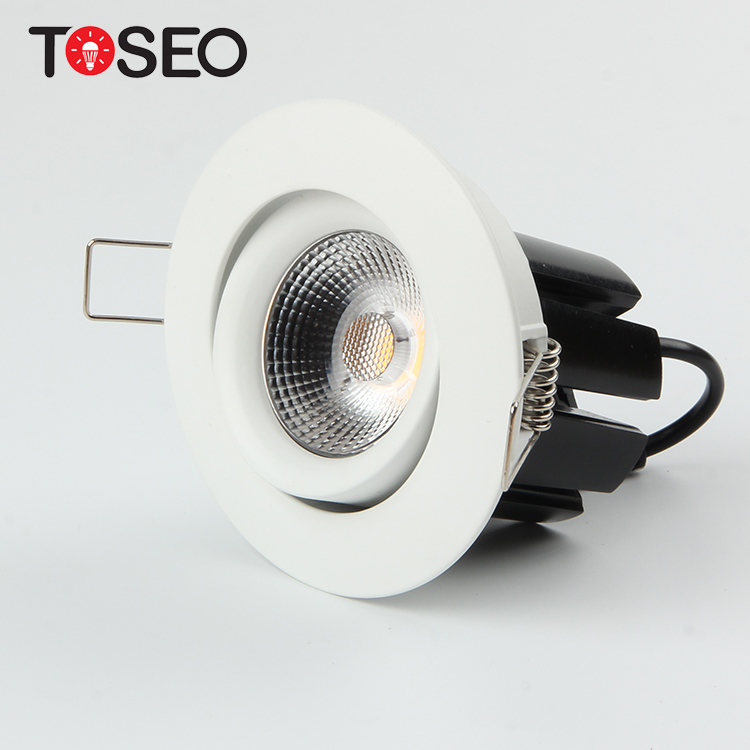 75mm Cut Out LED Downlights 11 Wattage Adjustable Recessed Downlights