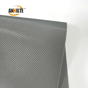 ANNILTE PU 1.2mm Gray Conveyor Belt Diamond Pattern Antislip Grey Conveyor Belt