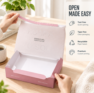 Soluciones de Envío Sostenibles Bee, Caja de Cartón Corrugado Reciclable, Plegable y Plana para Envíos de Comercio Electrónico - Product Image 2