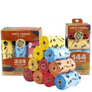 Juice Pet Eco-Friendly 144 Count Colorful Dog Poop Bags (23x33cm) Biodegradable <b>Compostable</b> with Moderate Odor Control - Product Image 5