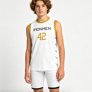 Snel drogende jeugd 7v7 voetbaltenue set, vocht afvoerend, lichtgewicht, team trainingsuniform - Product Image 2