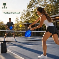 Ensemble de raquettes de pickleball, 2 raquettes avec sac de transport, pour l'extérieur
