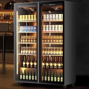 Barra de bebidas con mostrador comercial con temática de <span class=keywords><strong>Coca</strong></span> <span class=keywords><strong>Cola</strong></span> con estantes LED de refrigeración especiales <span class=keywords><strong>para</strong></span> refrescos - Product Image 6