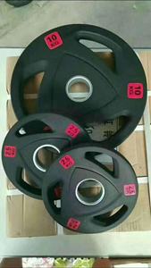 <span class=keywords><strong>Techfit</strong></span> – plaque recouverte de caoutchouc noir à 3 trous, équipement de Fitness pour la gymnastique à domicile, plaques de poids d'haltères, Offre Spéciale - Product Image 6