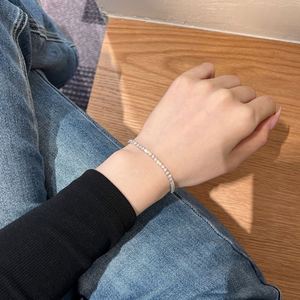 Dylam Classic Design 925 Sterling <b>Silver</b> Rhodium 18K Gold Plated 2.5mm 5A Cubic Zirconia Women Tennis <b>Bracelets</b> Jewelry <b>Bangle</b> - Product Image 2