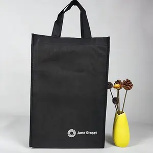 Cheap 20 x 20 Folding Reusable Grocery Bag Custom S ize Non Woven Bag Wholesale