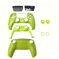 Penggantian Cangkang Housing Lengkap untuk PS5 DualSense BDM-010/020/030/040/050 Cover Merah Gradasi dengan Touchpad D-Pad DIY Perbaikan Modifikasi
