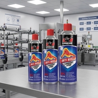 LAMBOSS Spray Décapant de Rouille Multi-Usages OEM, Lubrifiant Anti-Rouille pour Bloc Moteur, Chaîne de Vélo et Surfaces Métalliques