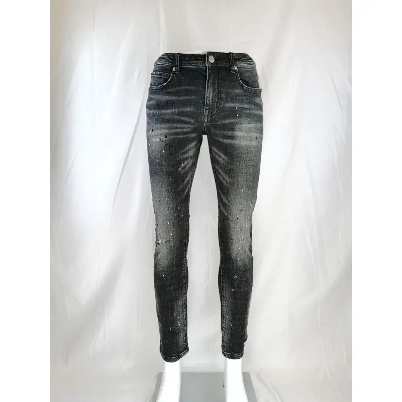 Hot Selling Fashion Modern Design Economic Black Lady Jeans Pants