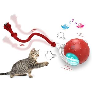 Factory Smart Eco-Friendly Interactive Cat Toys Ball Indoor Automatic Fast <b>Rolling</b> <b>Carpet</b> Chirping Motion Exercise Pet Activated - Product Image 1