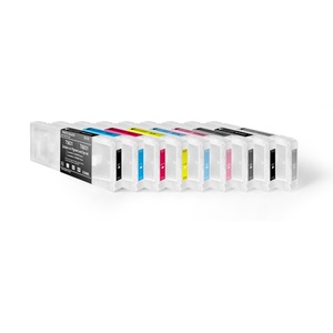 Supercolor 350ML/PC T6041 - T6049 <b>Refillable</b> <b>Ink</b> Cartridge With Permanent Chip for EPSON Stylus Pro 7880 9880 Printer - Product Image 1