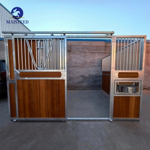 Paneles de Acero Galvanizado para Establos de Caballos, Establos Portátiles Prefabricados para Exteriores con Techo para Uso Temporal - Product Image 3