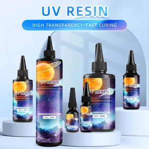 Resina UV no amarillenta no tóxica de curado por luz para la fabricación de joyas resina UV de cristal claro Epoxy10g puro 25g 50g 100G 200g 500g