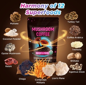 Caffè Chinaherbs per Mente e Cervello, Miscela di Funghi Biologici, Caffè Istantaneo Salutare con Funghi Multipli - Product Image 2