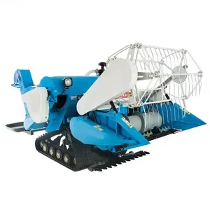 Tractor drive type Household large rice harvesting machine 12.5HP farm machinery harvesters with thresher