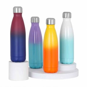 Bouteilles isothermes anti-fuite sans BPA, en acier inoxydable, 18 oz, avec sangle, pour boissons chaudes ou froides - Product Image 4