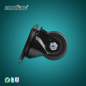 Rodízios Giratórios e com Freio de Nylon Zincado de 3 polegadas para Serviço Pesado, Peça de Hardware SK6-B75105P, Caixa de Papelão - Product Image 4