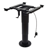 Pied de table pliable pour camping-car, en alliage d'aluminium, base de table pliable, pied réglable télescopique, support de bureau pour camping-car, bateau