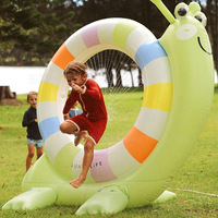 Flotteur gonflable de plage d'amusement de PVC de piscine de tube d'escargot pour des sports nautiques d'enfants