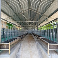 Atelier de traitement du foin en acier galvanisé, hangar préfabriqué pour machines agricoles, abri pour moutons