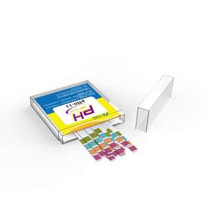 แผ่นทดสอบค่า pH ความแม่นยำสูง อ่านค่าเร็ว 0-14 สำหรับน้ำ ปัสสาวะ และน้ำลาย ยี่ห้อ Hongyi - Product Image 3