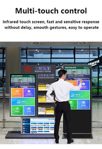 50 inch màn hình kỹ thuật số biển và hiển thị tầng thường vụ quảng cáo hiển thị thường vụ máy nghe nhạc kiosk - Product Image 3