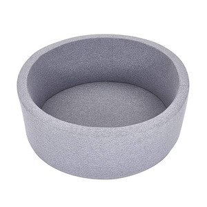 Piscina de Pelotas Love Tree de 90 cm de Diámetro y 30 cm de Altura, Juego Interior para Niños, Color Grisáceo, Rosa y Verde Menta, de Plástico y Esponja - Product Image 5