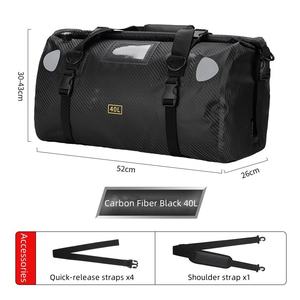 Vente directe d'usine, sac de selle arrière pour moto, grande capacité, résistant aux fortes pluies, imperméable, pour la conduite - Product Image 6
