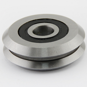 LV201ZZ 12*41*20mm 더블 행 가이드 휠 트랙 롤러 <span class=keywords><strong>V</strong></span> 그루브 베어링 - Product Image 6