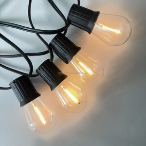 Nhà máy ngoài trời E26/E27 10M 10-Socket S14 G45 <span class=keywords><strong>LED</strong></span> ánh sáng chuỗi không thấm nước giáng sinh cắm trại vườn bên lễ hội trang trí - Product Image 3