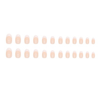 Faux ongles courts carrés blancs à pointe française en forme de cœur, 24 pièces, pour femmes, mariées, style Y2K
