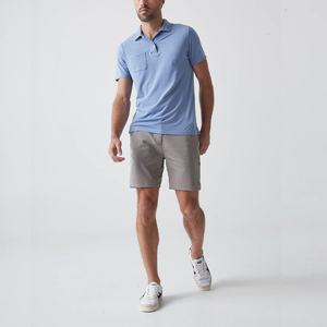 กางเกงขาสั้นผ้าชิโนสำหรับผู้ชายกางเกงขาสั้นผ้าคอตตอนสีกากีสำหรับใส่เล่นกอล์ฟแบบลำลองผลิตตามสั่งสำหรับฤดูร้อน - Product Image 6