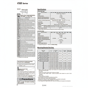 Cilindro compacto SMC Pneumatics piezas neumáticas de alta calidad - Product Image 1
