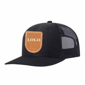 Casquettes de sport 6 panneaux de haute qualité avec logo personnalisé en cuir, vente en gros, casquettes trucker Richardson 112 vierges en maille - Product Image 4