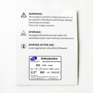 Filo ortodontico in acciaio inossidabile dentale orto SS fili quadrati rotondi - Product Image 3