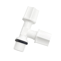 JACO 7544 Conector de Tubo de 1/4 Pulgada, Accesorios de Conexión de Agua de Alta Calidad para Tubos de Ósmosis Inversa