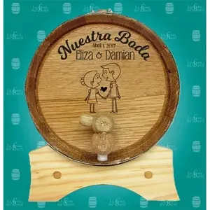 Barril de Madera de Roble Marrón Claro para Almacenamiento de Licores, 1 Litro, para Uso Doméstico - Product Image 5