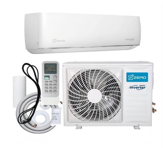 New ZERO OEM Split Air Conditioner High Quality R32 Gas Inverter 220V Electric Source 1.5HP 12000BTU Cooling for Commercial