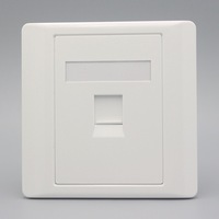 86*86mm 1-Port-Netzwerksteckdose Frontplatte rj45,cat5e/cat6 Netzwerk zubehör