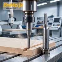 BoMeiJK TCT Fraise droite à 2 dents en carbure de tungstène pour le travail du bois ODM/OEM Angle de hélice 45° pour usinage CNC