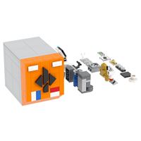 MOC1791 Grand coffret d'aviation 238 pièces Briques de jeu de tir à assembler Éducatif DIY Blocs de construction en plastique Jouets cadeaux pour enfants