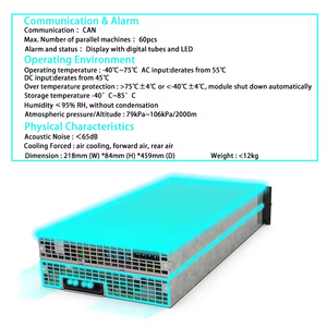 โมดูลจ่ายไฟ DC-DC 30kw 40KW สำหรับสถานีชาร์จรถยนต์ไฟฟ้า แรงดันไฟฟ้ากว้าง 50V-1000V  กำลังขับสูง ประสิทธิภาพสูง - Product Image 5