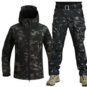 Chaqueta a prueba de viento impermeable con impresión personalizada, traje cortavientos, chaqueta de camuflaje táctica, uniforme de invierno, ropa de caza para hombres - Product Image 1