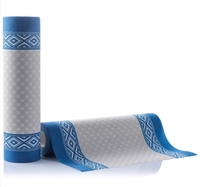 Support taille personnalisée imprimé écologique jetable chemin de table airlaid papier nappe couverture de table