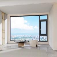 Ventana Abatible con Certificación NFRC, Insonorizada, 38dB |   Ventana Comercial de Aluminio Serie 75 para Propiedades de Alquiler