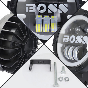 QideWin Boss 7 Inch <b>LED</b> <b>Headlight</b> 30000 Lm 70W For Wrangler Car - Product Image 4